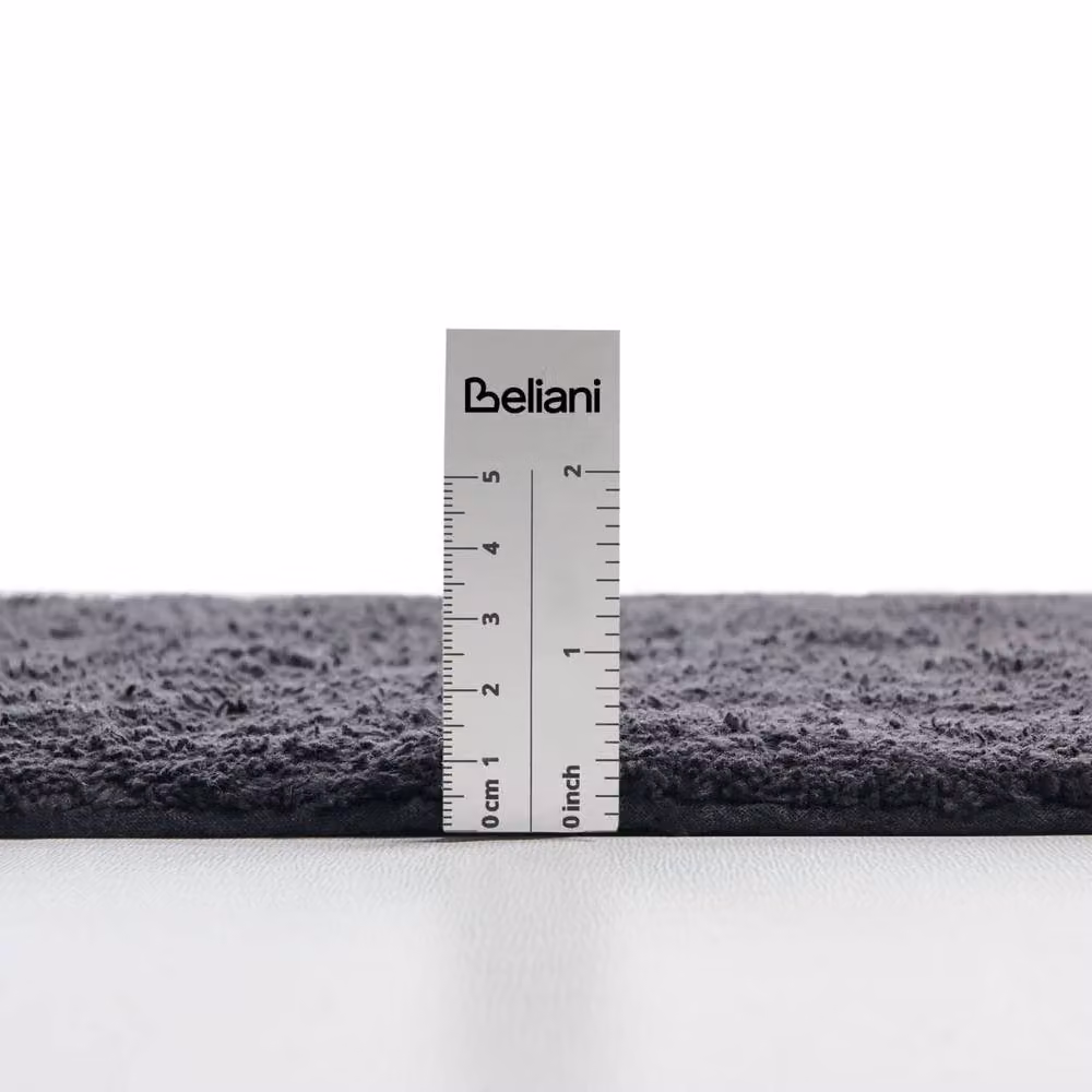 Wyld and Coco Black Cotton Bath Mat, W: 60 cm x D: 90 cm – 5