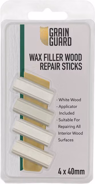 Grain Guard White Wood Wax Filler Repair Sticks