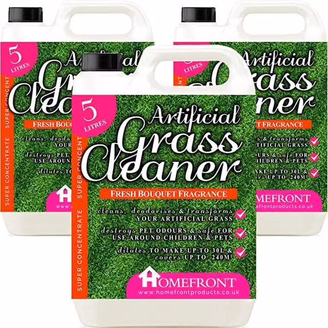 Homefront Artificial Grass Cleaner with Fresh Bouquet Fragrance, Pink, 15 kg