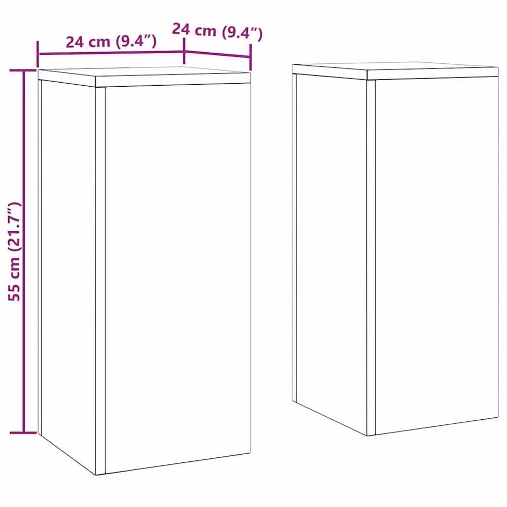 Berkfield Home Outdoor Pillar Plant Stand Set of 2, Olive Green Steel, W/D/H: 24 x 24 x 55 cm – 6
