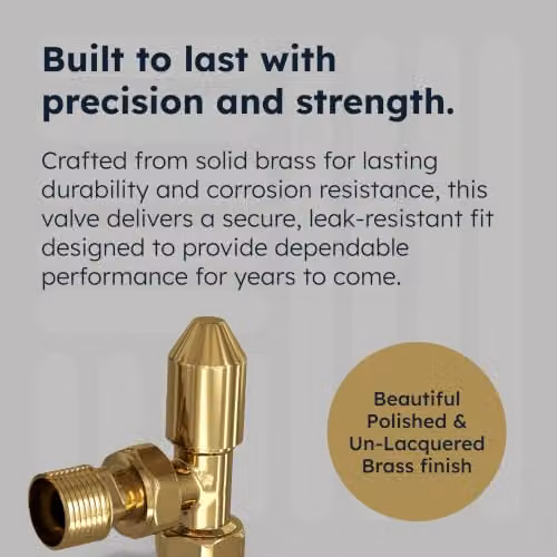 UK Radiators Derry Bold Thermostatic Radiator Valve 1/2" x 15mm in Brass Silver or Gold – 4