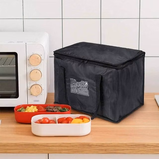 Spetlek 28L Insulated Food Delivery Bag in Black, W: 100 cm, H: 60 cm, D: 60 cm