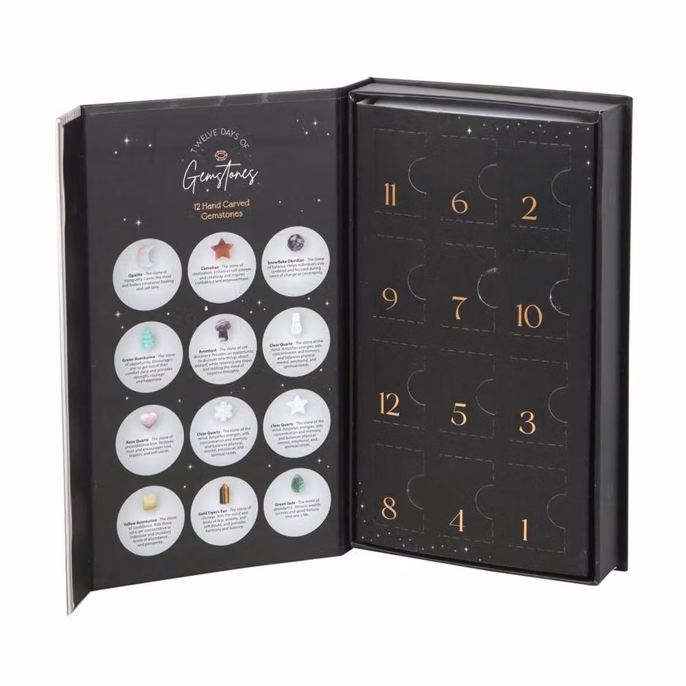 Something Different Multicolour Shaped Christmas Crystal Advent Calendar – 2
