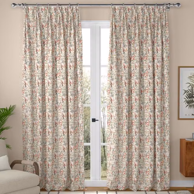 ANTE DECOR Zoe Made To Measure Pink Blackout Cotton Curtains