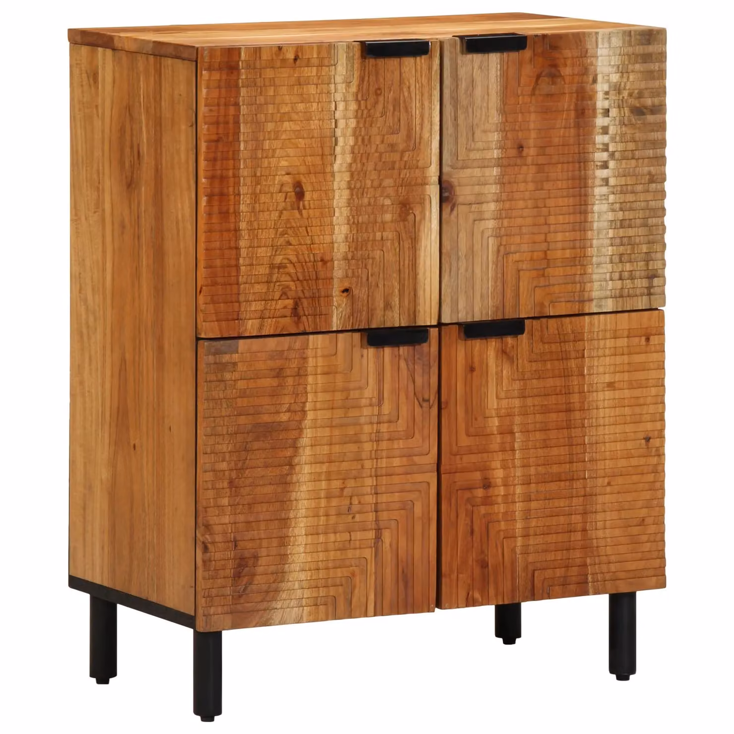 Berkfield Home Modern Acacia Wood Sideboard in Brown, W/D/H: 60 x 33 x 75 cm – 2