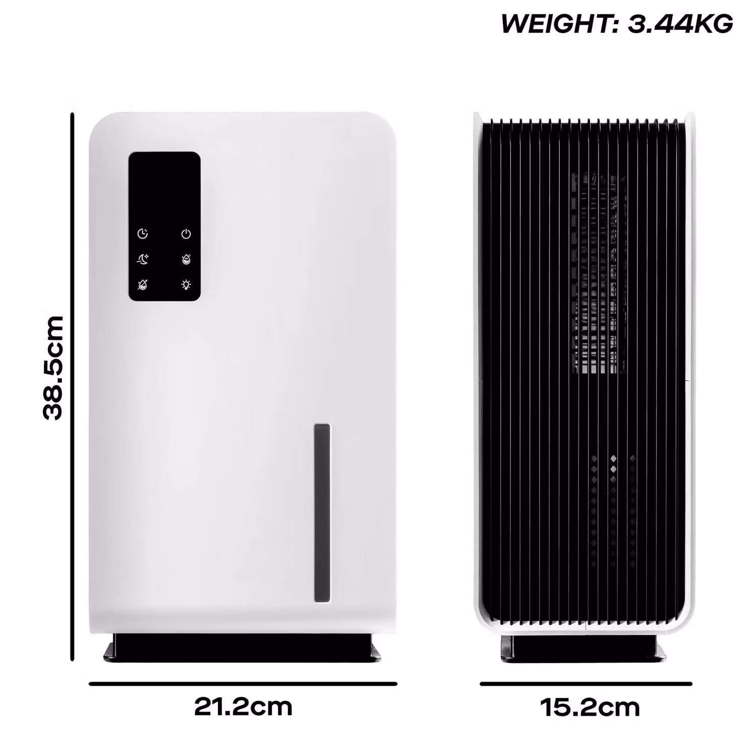 Daewoo 3.2L Dehumidifier and Air Purifier in White – 7