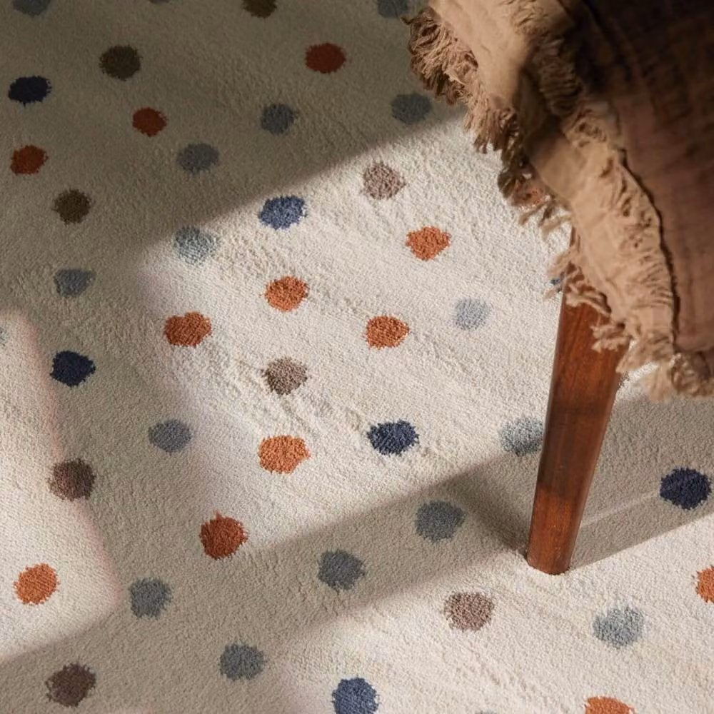 THE RUGS Adventures Kids Konfetti Rug in Cream and Multicolour, W: 120 cm, L: 170 cm – 5