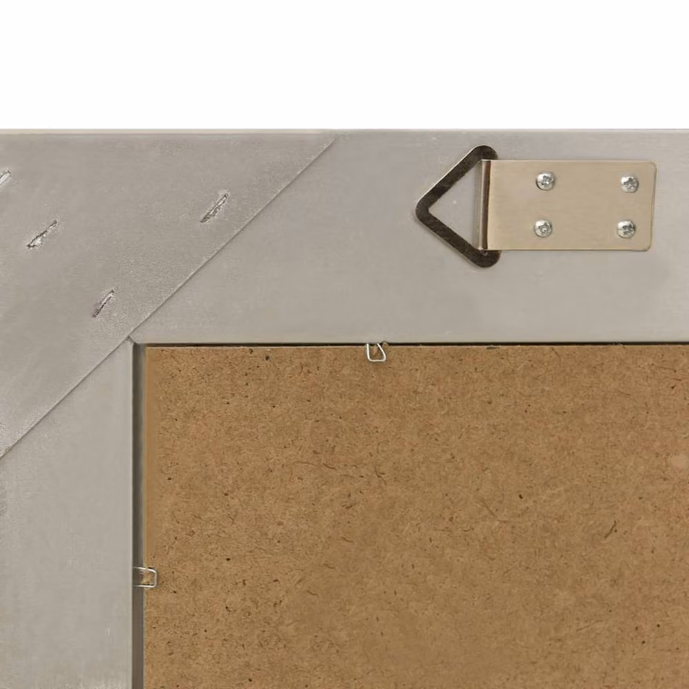 Berkfield Home Baroque Style Rectangular Wall Mirror in Silver, W: 50 cm, H: 80 cm – 3