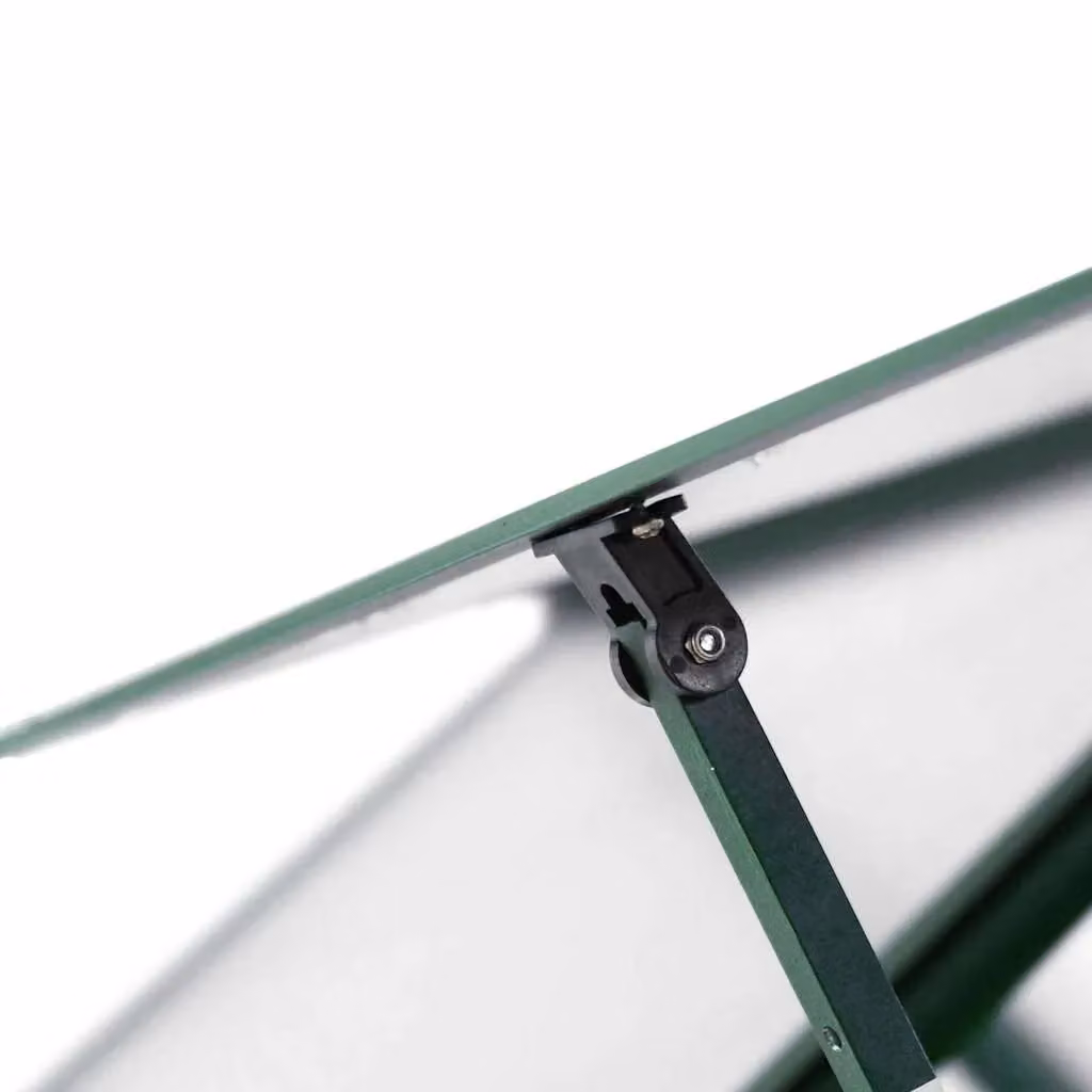 Berkfield Home Aluminium Greenhouse with Polycarbonate Panels and Base Frame, Green, W/D/H: 169 x 169 x 195 cm – 4