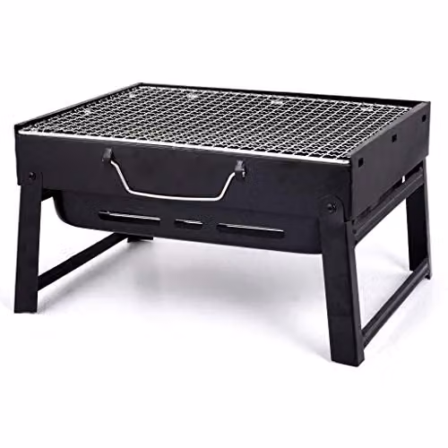 Redwood Leisure Portable Folding Tabletop Charcoal BBQ Grill in Black – 2