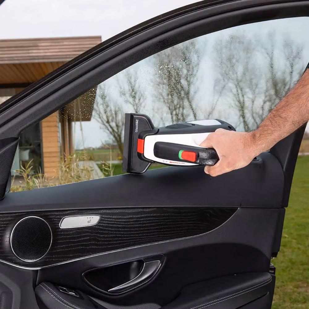 Bosch GlassVAC Cordless Rechargeable Window Vacuum Cleaner in Black – 8