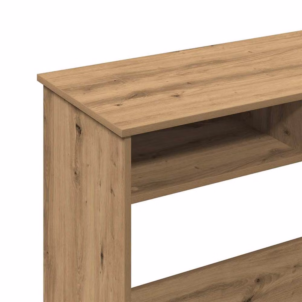 Berkfield Home Artisan Oak Writing Desk in Brown, W/D/H: 80 x 40 x 75 cm – 5