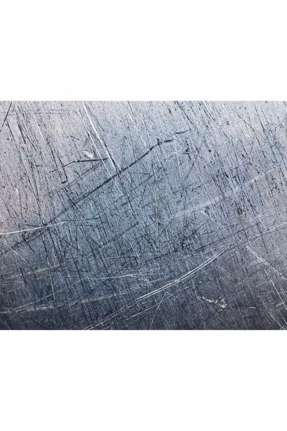 Origin Murals Scratched Metal Grey Matt Smooth Paste the Wall Mural, W: 300 cm, H: 240 cm – 2