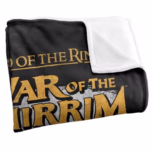 LOGOVISION Lord of the Rings War of the Rohirrim Wulf Homage Super Soft Fleece Throw Blanket, Multicolour, W: 91 cm, D: 147 cm – 2