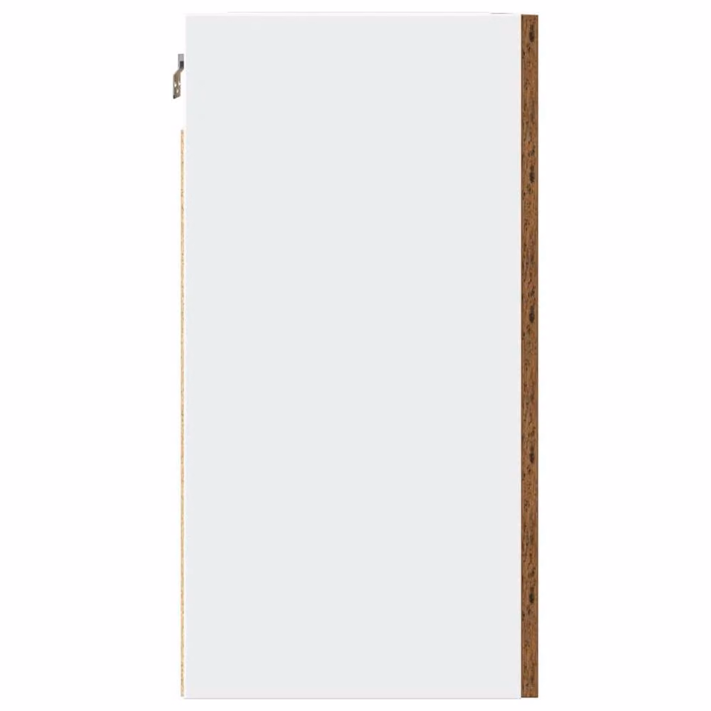 Berkfield Home Set of 2 Hanging Kitchen Cabinets in Old Wood Brown, W/D/H: 50 x 31 x 60 cm – 4