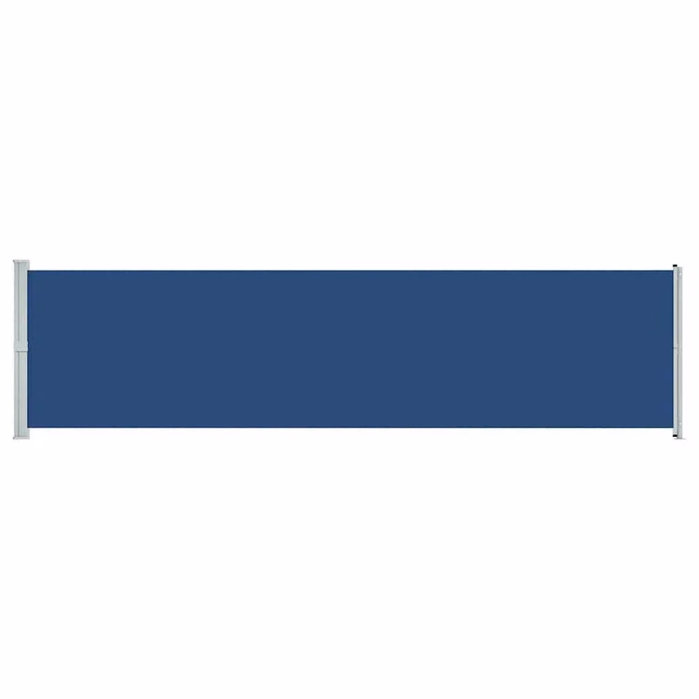 Berkfield Home Blue Retractable Side Awning, W: 600 cm, H: 160 cm – 2