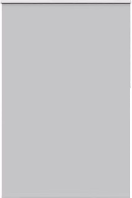 Berkfield Home Blackout Roller Blind in Light Grey, Thermal Insulating Polyester, W: 160 cm, H: 210 cm