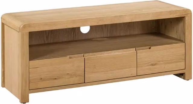 Cheshire Premium Ardley Modern TV and Media Unit in Light Oak – 1