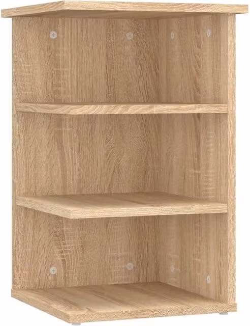 Berkfield Home Sonoma Oak Side Cabinet in Beige, W/D/H: 35 x 35 x 55 cm – 1