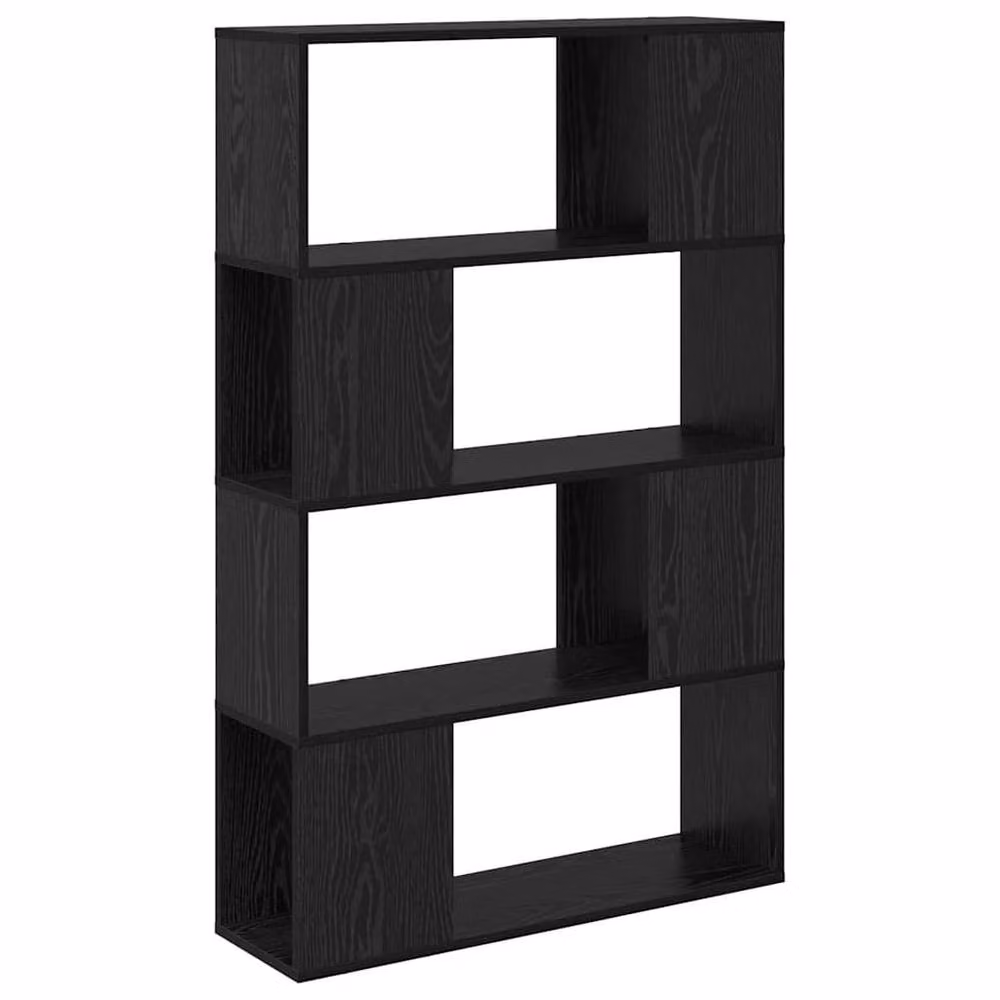 Berkfield Home Elegant Entertainment Centre in Black Oak, W/D: 80 x 24 cm – 2