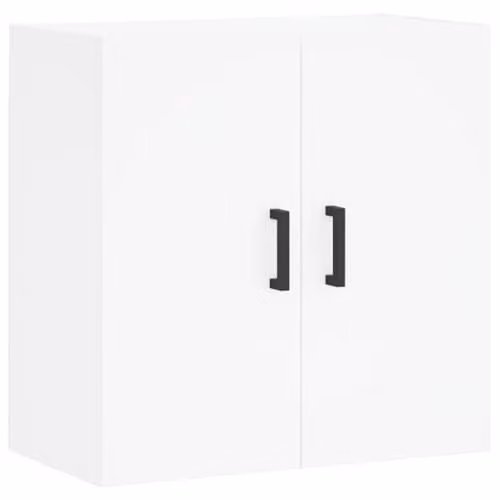 vidaXL Modern White Wall Mounted Cabinet with Hinged Doors and Internal Shelves W/D/H: 60 x 31 x 60 cm – 1