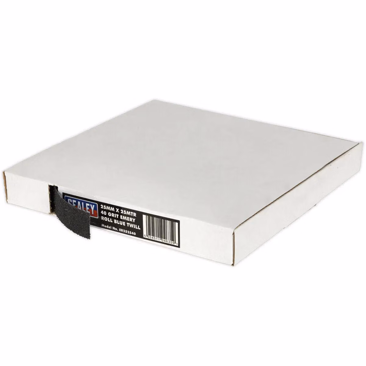 Loops Blue Twill Emery Roll, 40 Grit, W: 2.5 cm, L: 25 m – 2