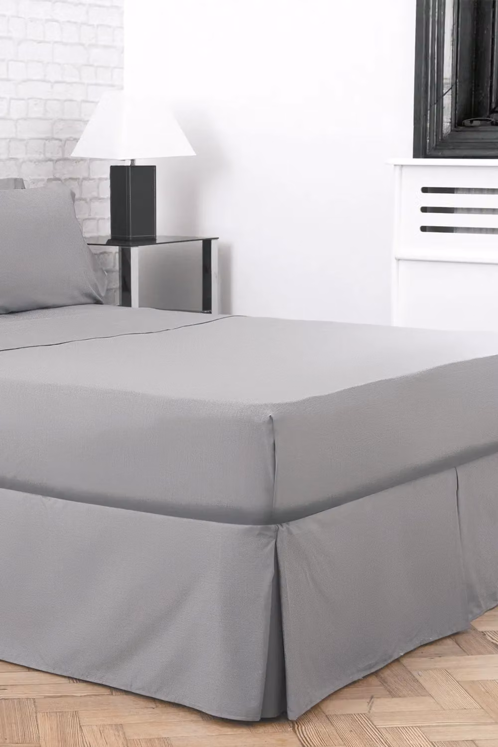 Belledorm Easy Care 200 Thread Count Cotton Polyester Percale Platform Valance in Duck Egg Blue, Size: King (180 x 200 cm) – 2