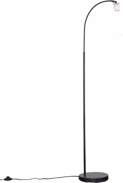 ValueLights Modern Black Metal Arc Floor Lamp Base