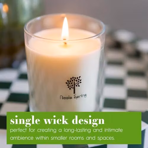 Nicola Spring Soy Wax Scented Jar Candle, Vanilla Sands, 160g – 4