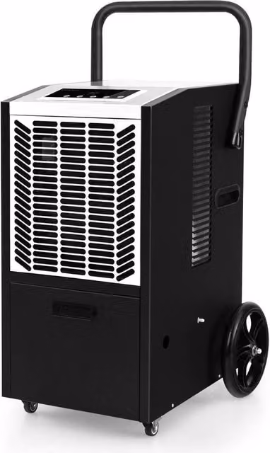 Costway 66L Commercial and Industrial Dehumidifier in Black – 1