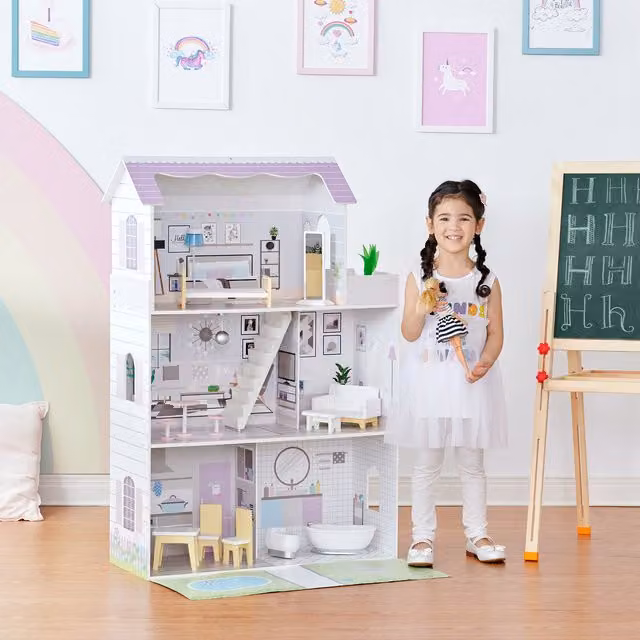 Olivia's Little World White Wooden Dollhouse