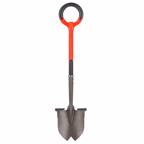 Radius Garden Root Slayer Red Round Head Root Spade Shovel