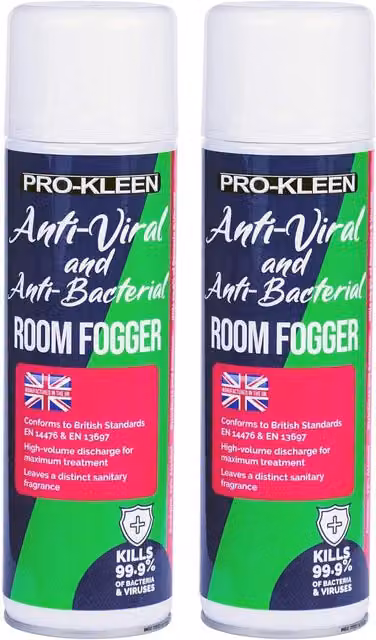 Pro-Kleens Anti-Viral and Anti-Bacterial Fogger, Clear, 1kg