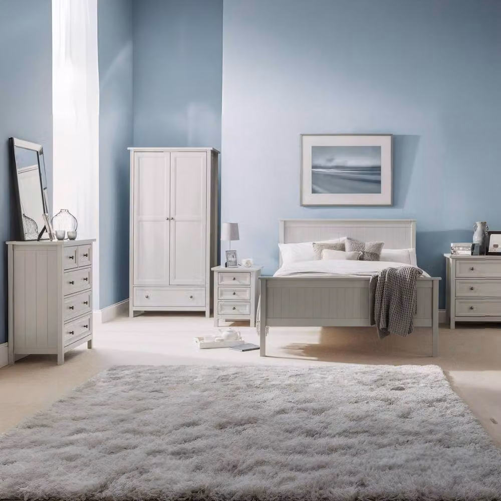 Cheshire Premium Solace 2 Door Combination Wardrobe with Integrated Drawers in Dove Grey – 2