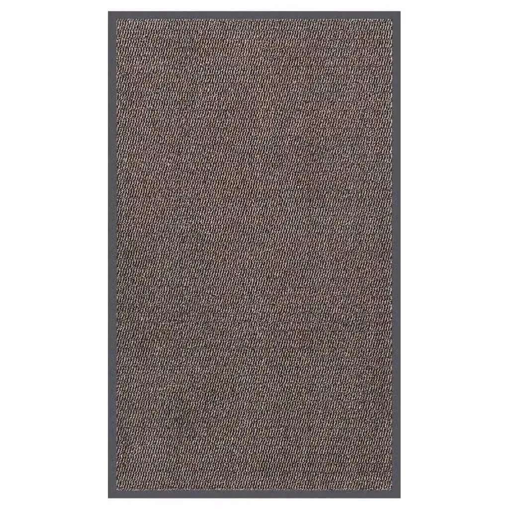 Berkfield Home Tufted Non-Slip Rectangular Doormat, Brown, W: 90 cm, D: 150 cm – 2