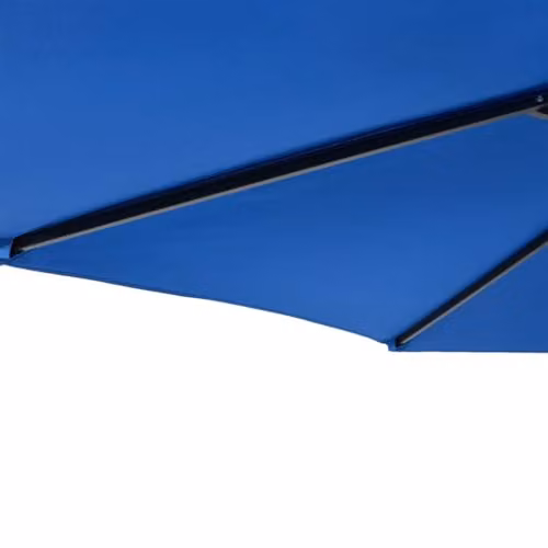 vidaXL Garden Parasol in Blue with Steel Pole, W/D/H: 225 x 225 x 212 cm – 4