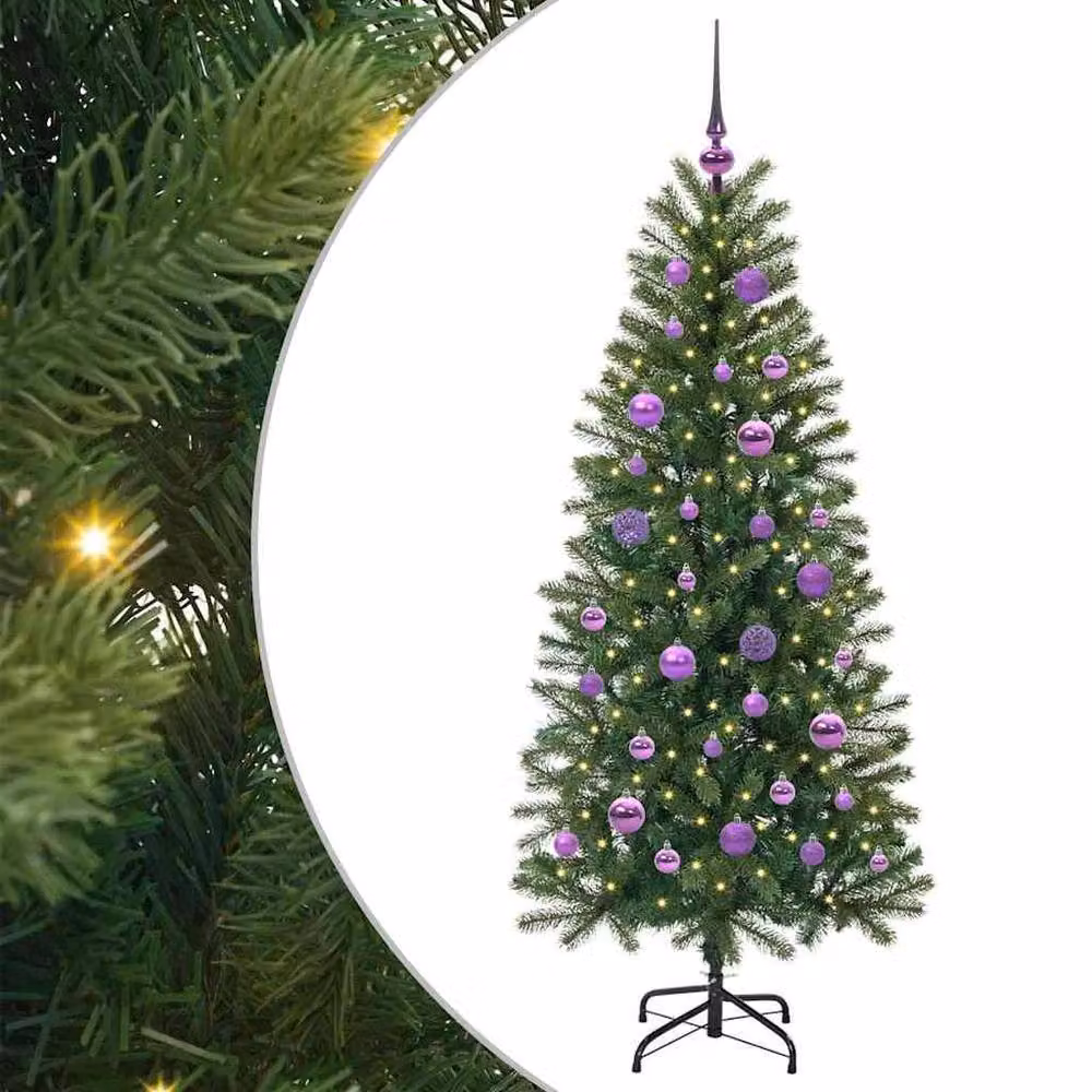 Berkfield Home Green Artificial Christmas Tree with 150 LEDs, Height: 150 cm – 2