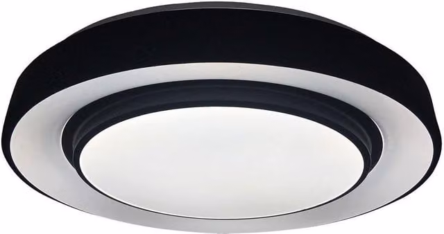 Milagro Naomi Black LED Ceiling Lamp with Remote Control, Diameter: 38 cm – 1