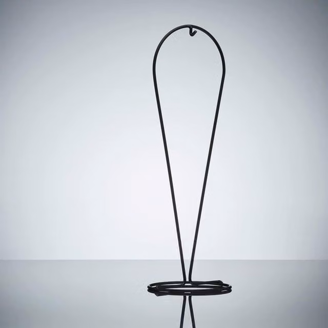 Sienna Glass Black Droplet Glass Display Stand