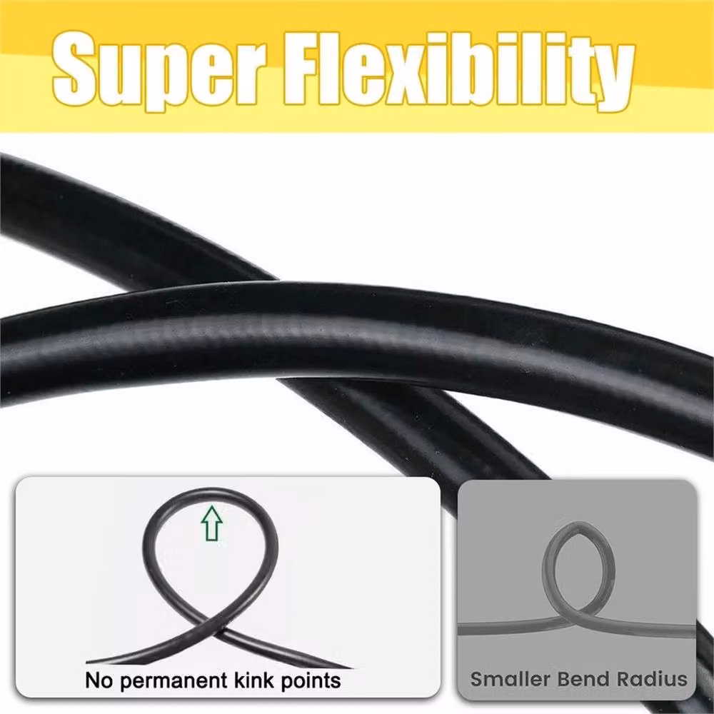 Nordara 10m High Pressure Washer Hose Pipe, 5800PSI, Black – 5
