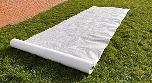 Spudulica White Geotextile Separation Fabric Membrane for Garden Drainage and Weed Control, W: 1.1 m, L: 5 m – 3