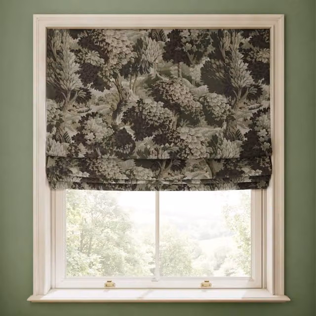 House of Hackney NEMOR Jacquard Blind in Green