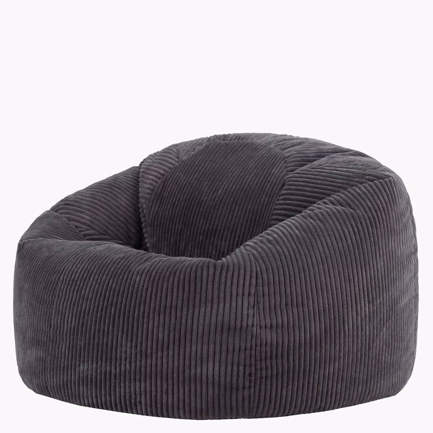 icon Kingston Large Classic Cord Bean Bag in Grey – 2