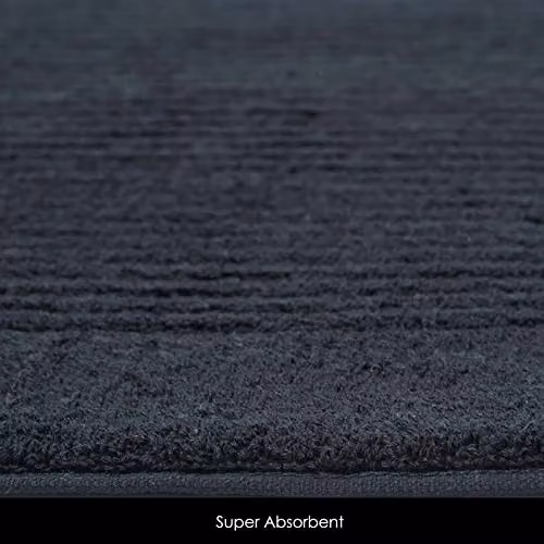 Homescapes Imperial Plain Black Cotton Bath Mat W/D/H: 80 x 50 x 1 cm – 4
