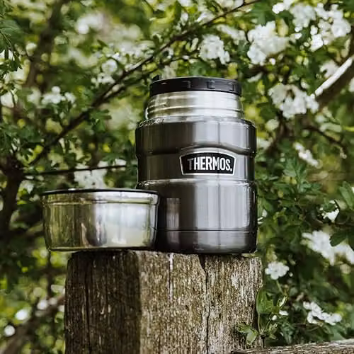 Thermos Stainless King Food Flask, Blue, 470ml – 7