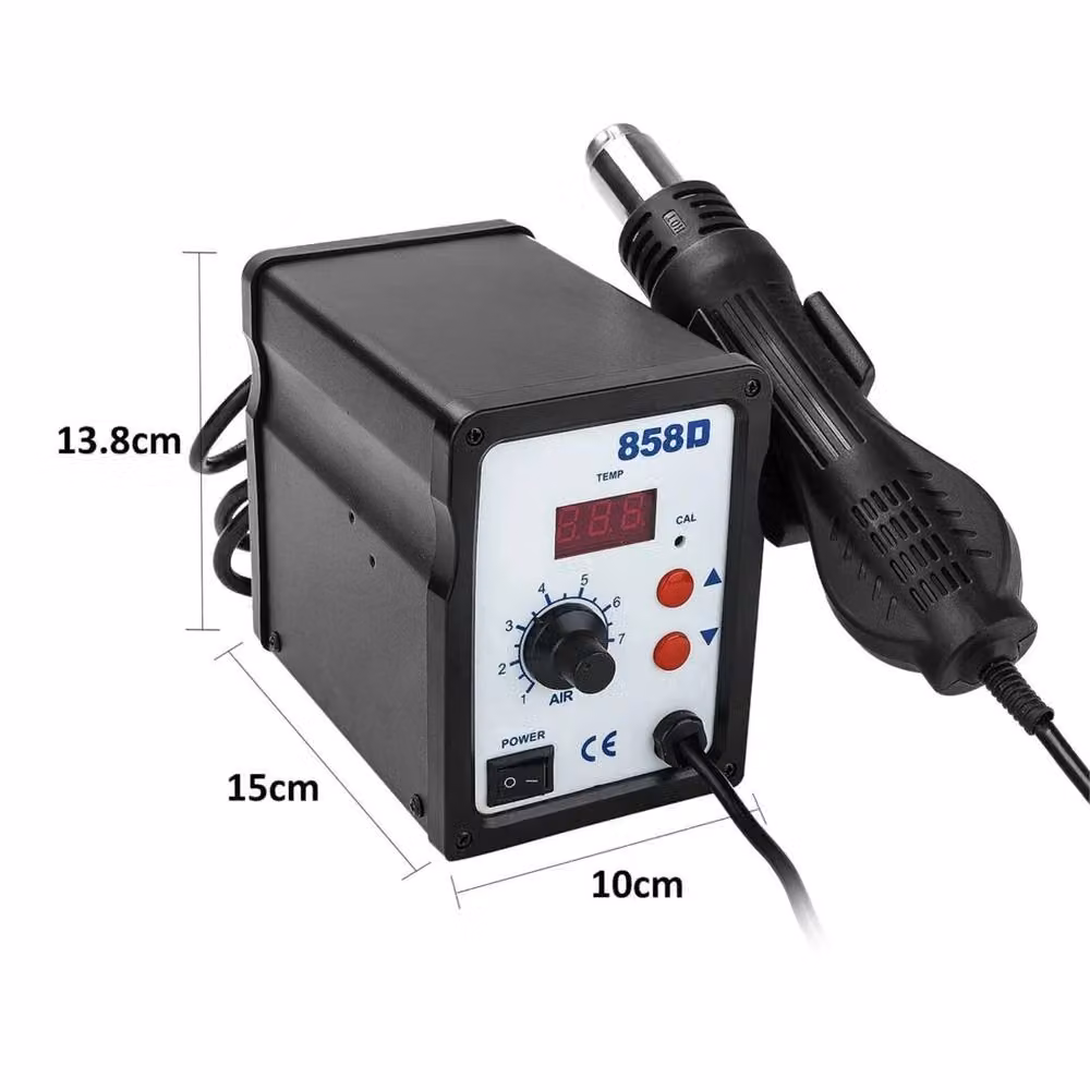 Nordara 858D Hot Air Rework Soldering Station, 220V, Black – 2