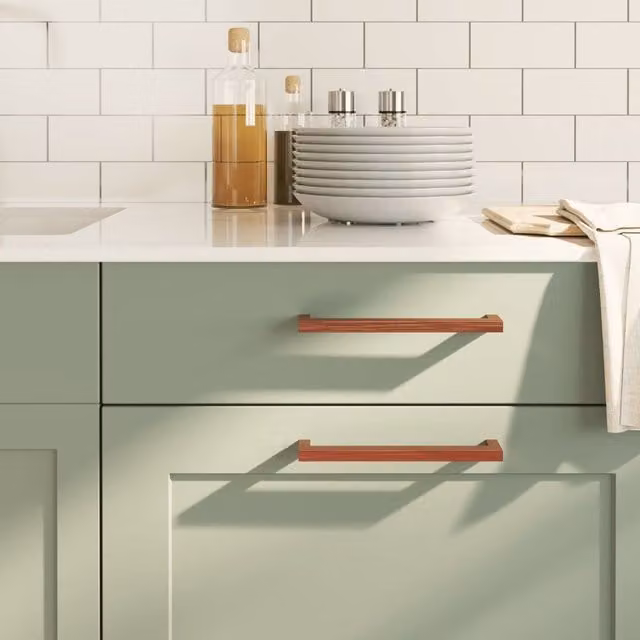 Berkfield Home Bronze Stainless Steel Cabinet Bar Handles, 5 Pack, Brown, 192 mm – 1