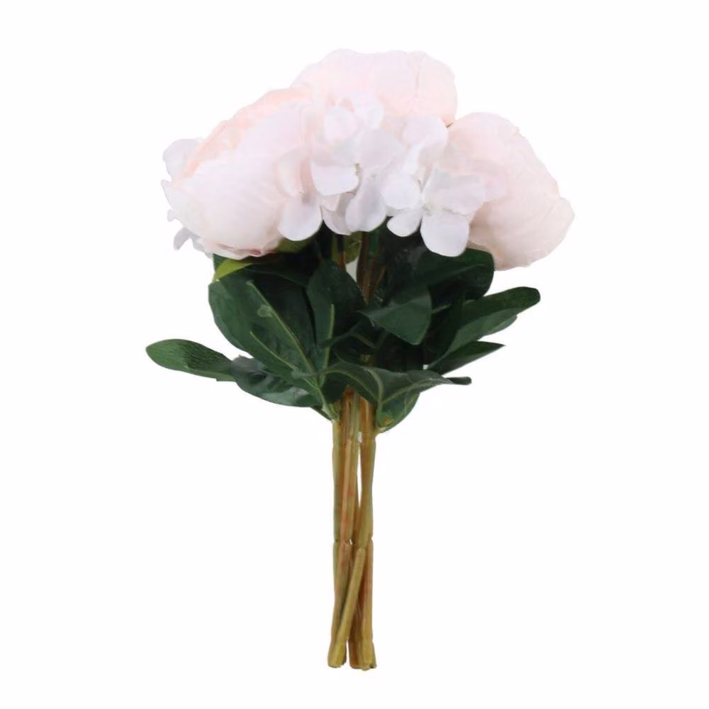 KDMD Arundel Romance Mixed Floral Bouquet, Light Pink, 2 Pack, Height: 28 cm – 2