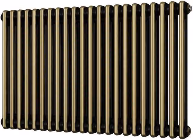 Alpha 2 Column Steel Radiator in Gold
