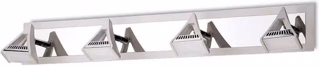 Netlighting Filippo Linear 4 Light LED Ceiling Spot Light, White and Chrome, 20W, 1750lm – 1